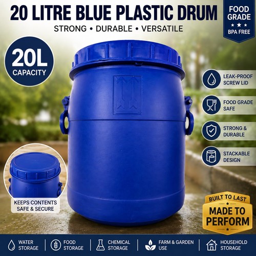 Blue open top storage - blue,