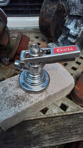 Type grundy keg coupler and - g,